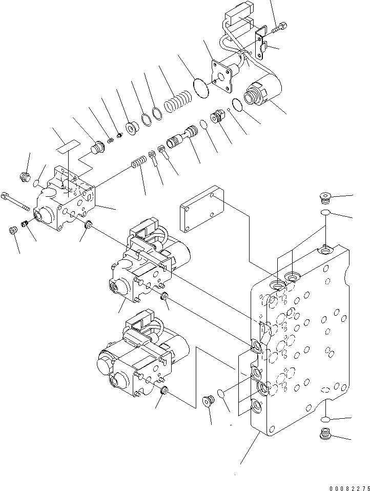 Клапан в сборе 714-07-45200 KOMATSU
