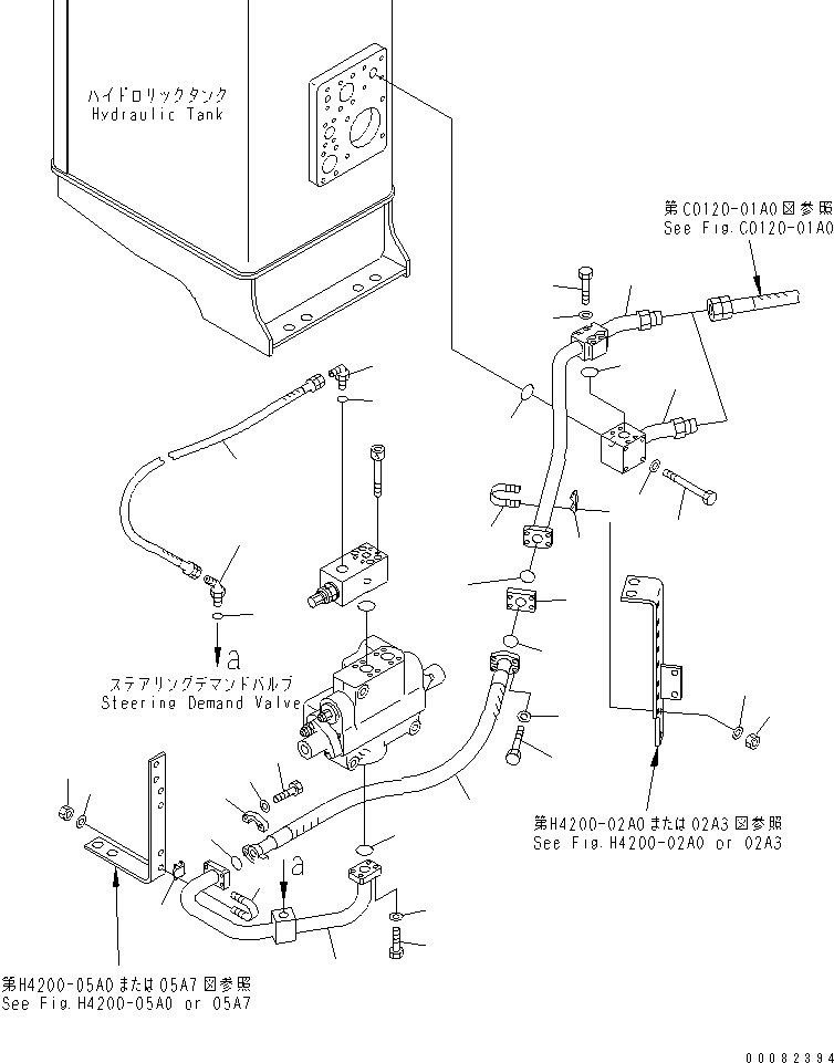 Шланг 07108-206A6 KOMATSU