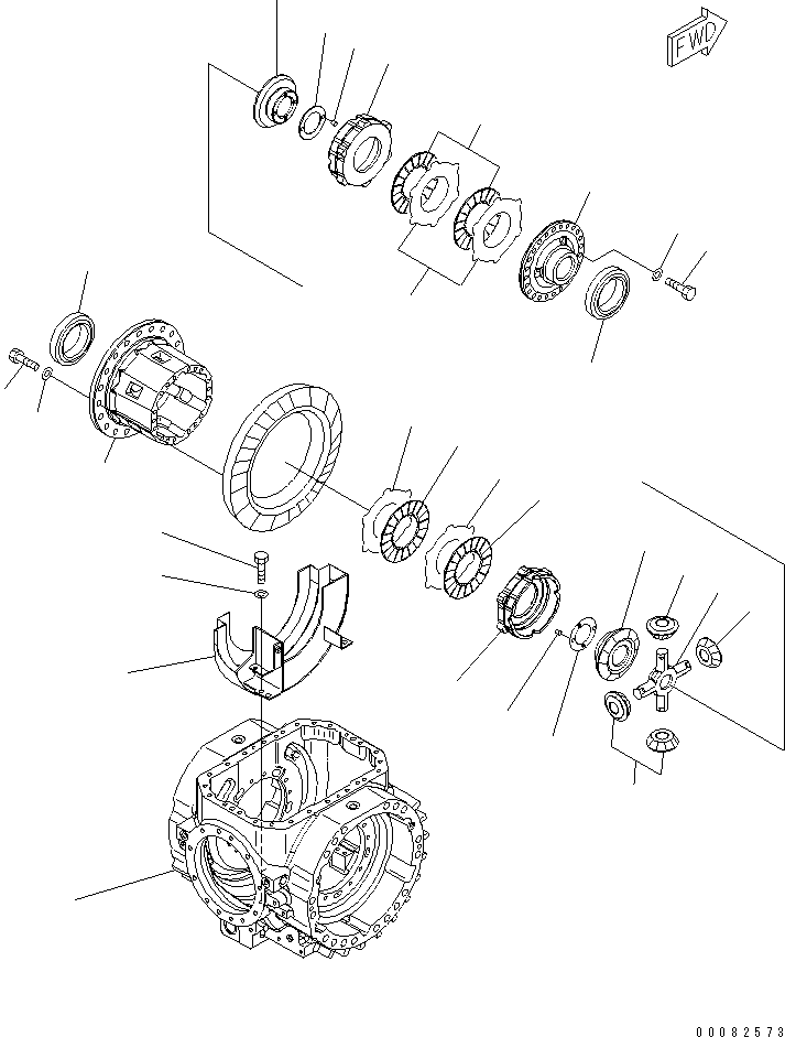DIFFERENTIAL ASS'Y,LIMITED SLIP DIFF. ((\2\421-22-31083)) KOMATSU