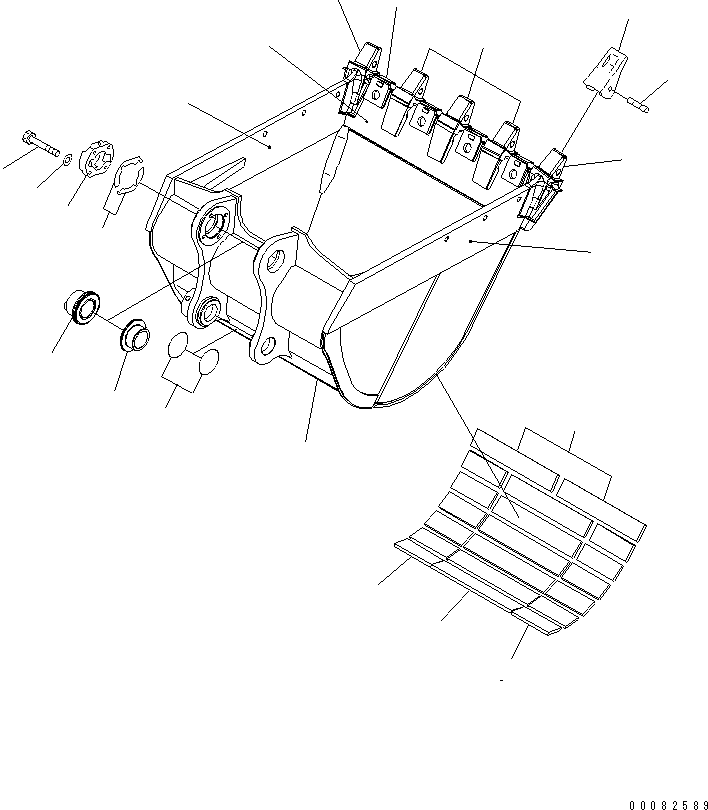 Ковш 207-934-7170 KOMATSU