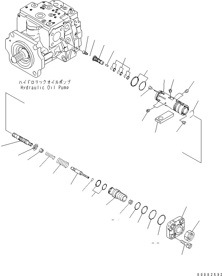 Клапан в сборе 708-2G-03540 KOMATSU