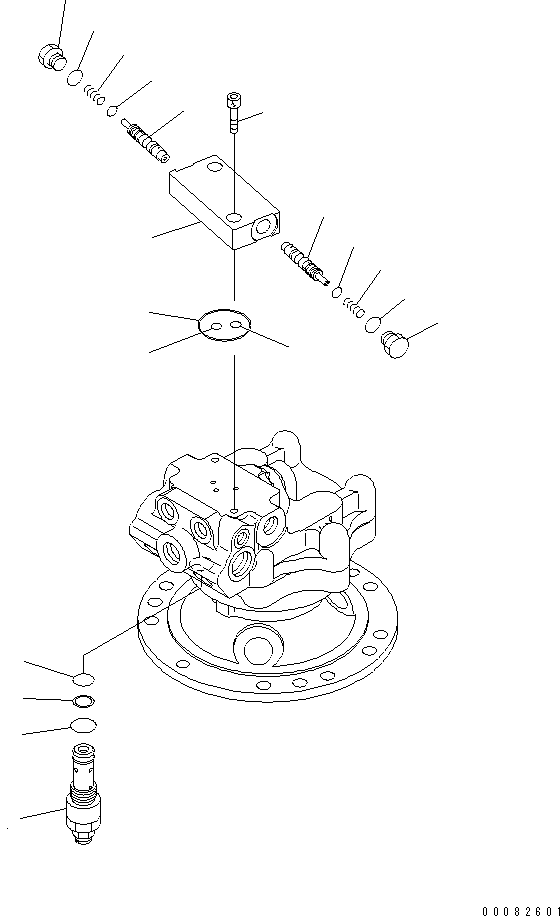 Предохранительный клапан 702-73-01410 KOMATSU