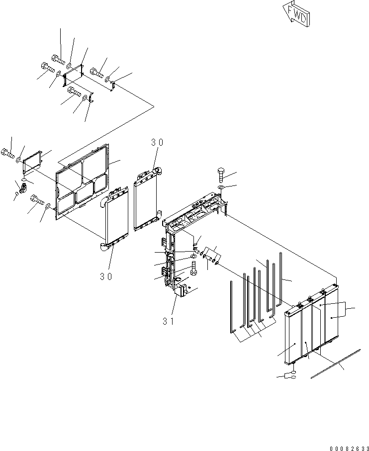 TANK,(SEE FIG. C0110-01B0) (561-03-81310) KOMATSU