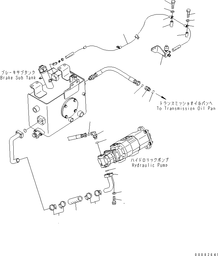 Соединение (ГТР и КПП, трубопровод сапуна) (561-16-81290) KOMATSU
