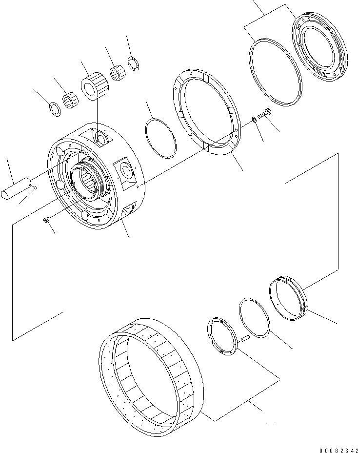COVER,(SEE FIG. F3320-56A0) (561-15-72391) KOMATSU