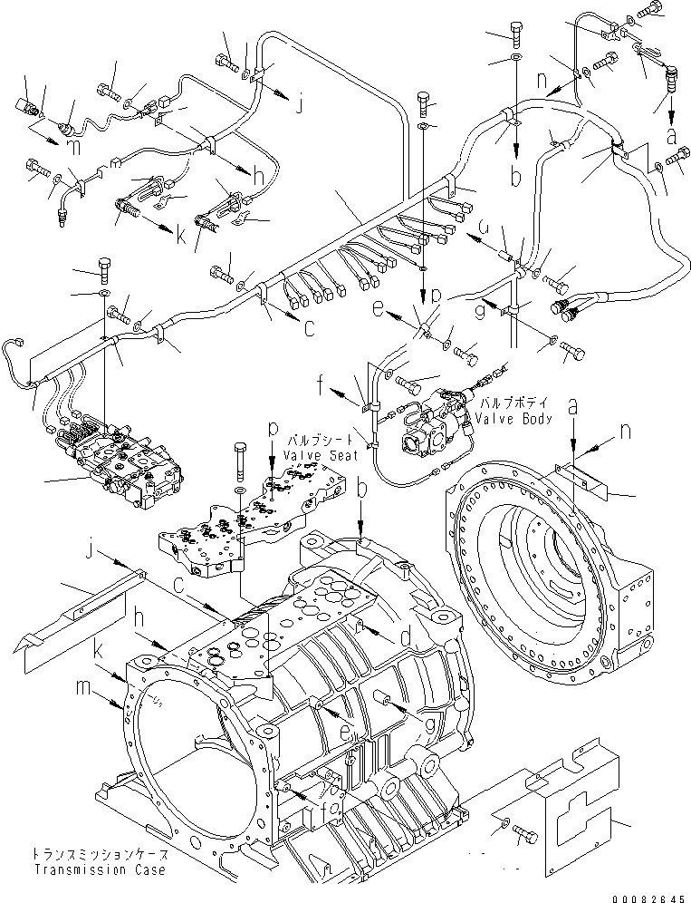 BODY,(SEE FIG. F3310-58A0) (561-13-76611) KOMATSU