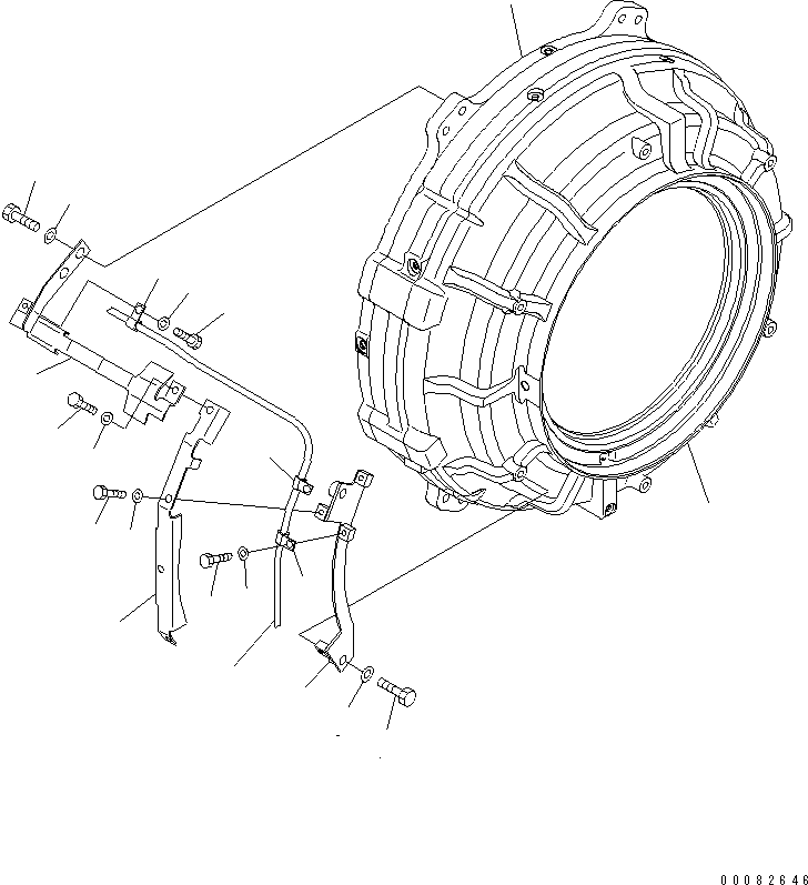 CYLINDER,(SEE FIG. F3500-06A1) (561-33-71115) KOMATSU