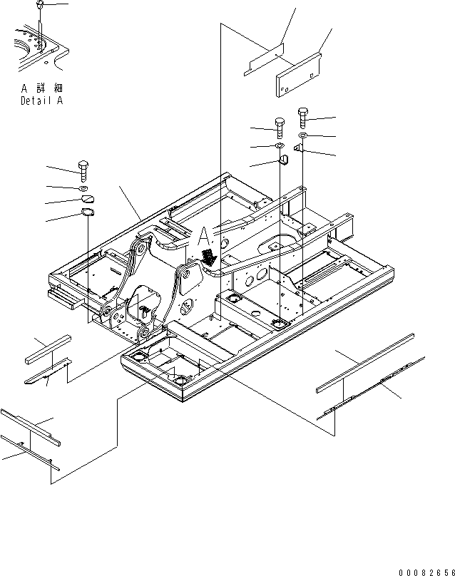 FRAME C/R+F/P+COLD A 20Y-46-83250 KOMATSU
