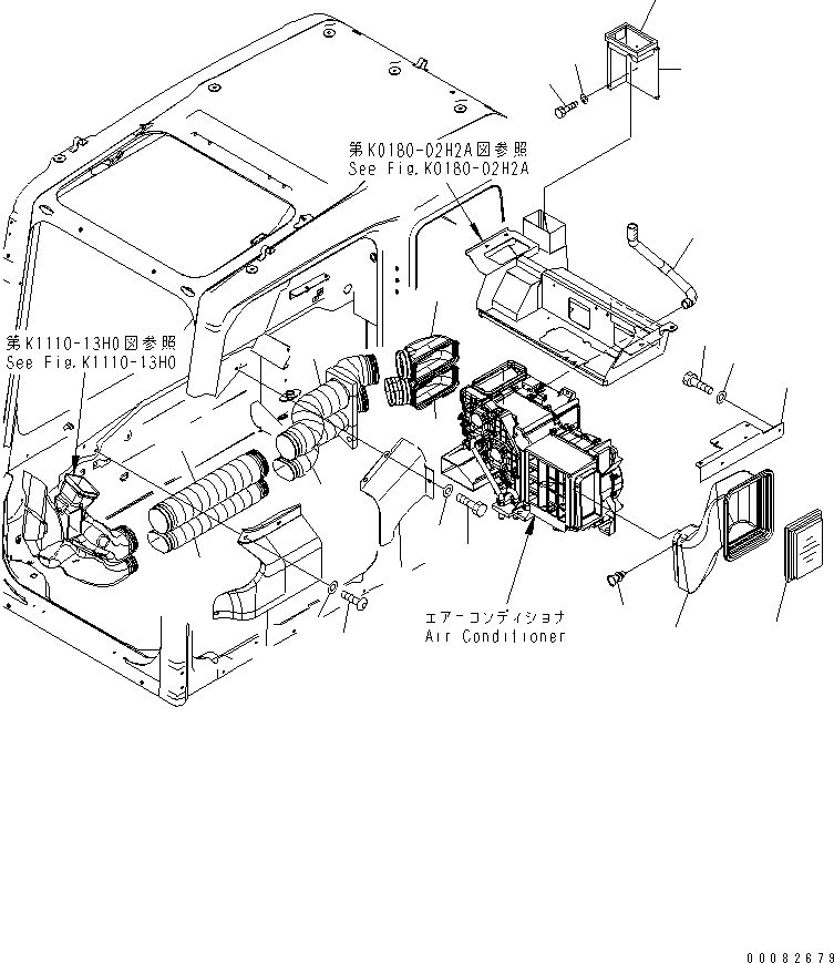 Воздуховод 208-979-8711 KOMATSU