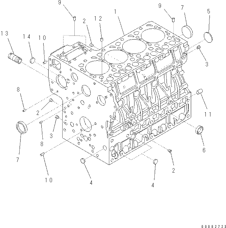 Палец KT05012-01018 KOMATSU