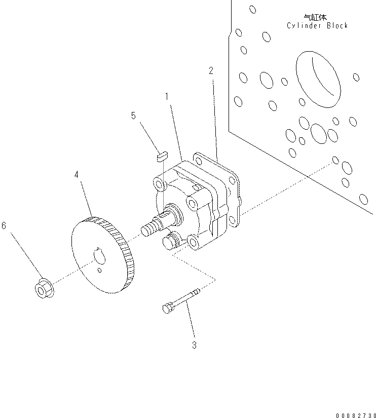Гайка KT15221-3568-2 KOMATSU