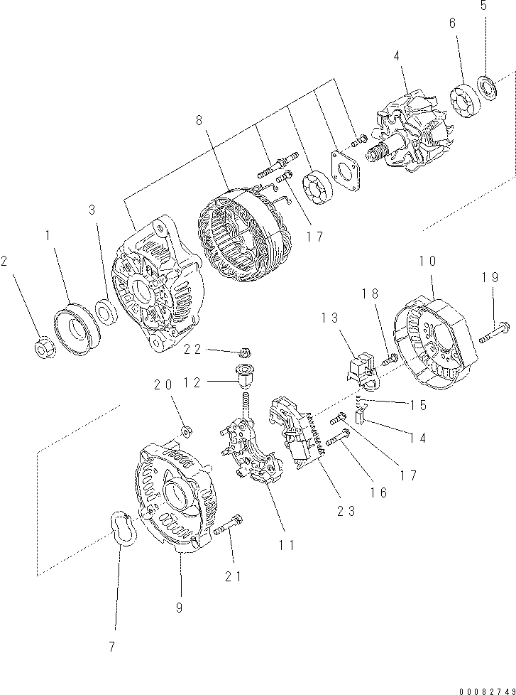 Крышка KT16652-6423-0 KOMATSU