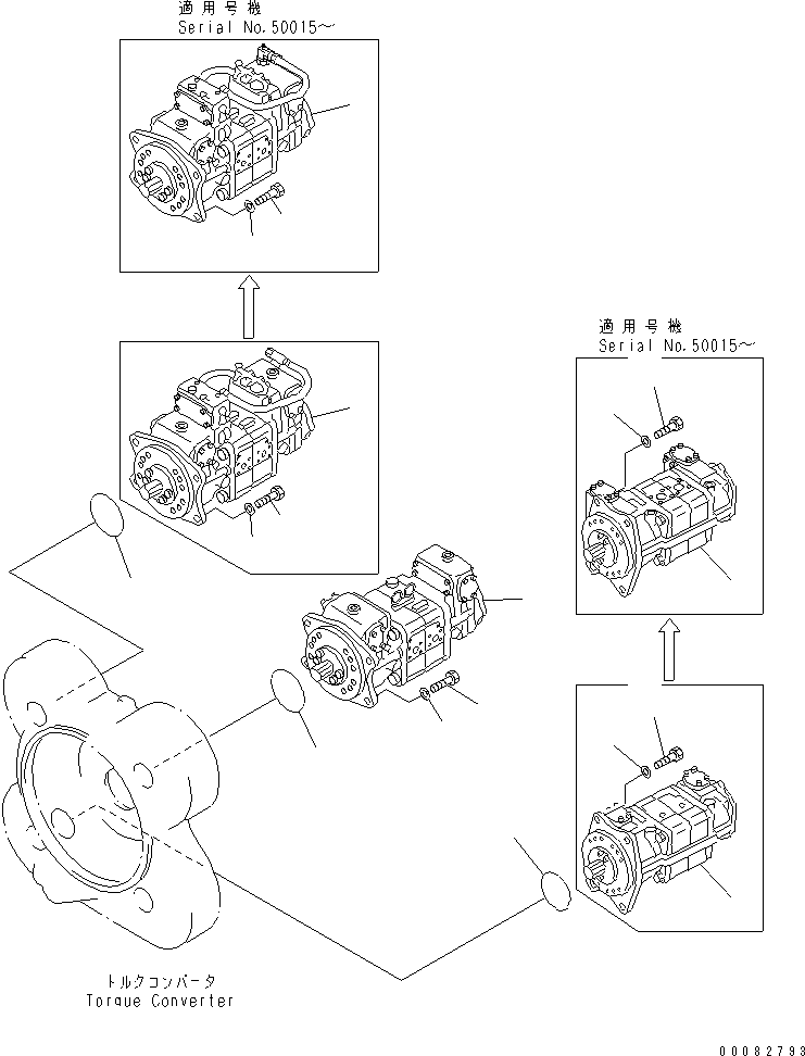 Насос в сборе (708-25-02044) KOMATSU