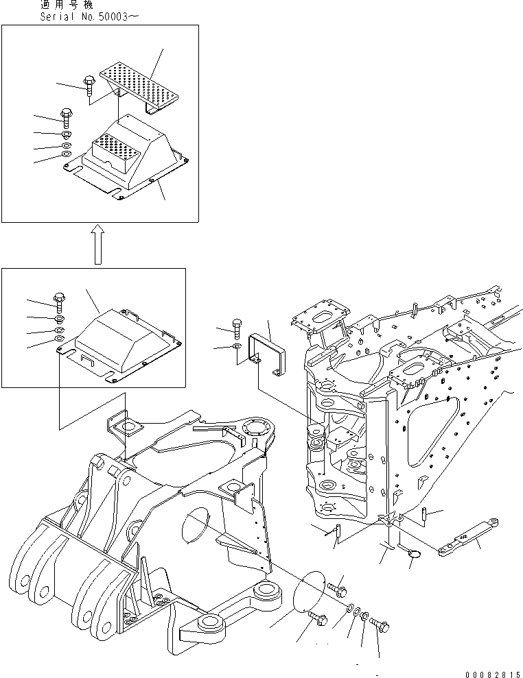 Подножка 41F-54-12110 KOMATSU