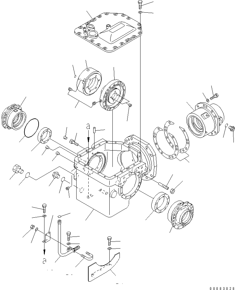 FRONT DIFF.A W.D/L,FRONT 56B-27-11003 KOMATSU