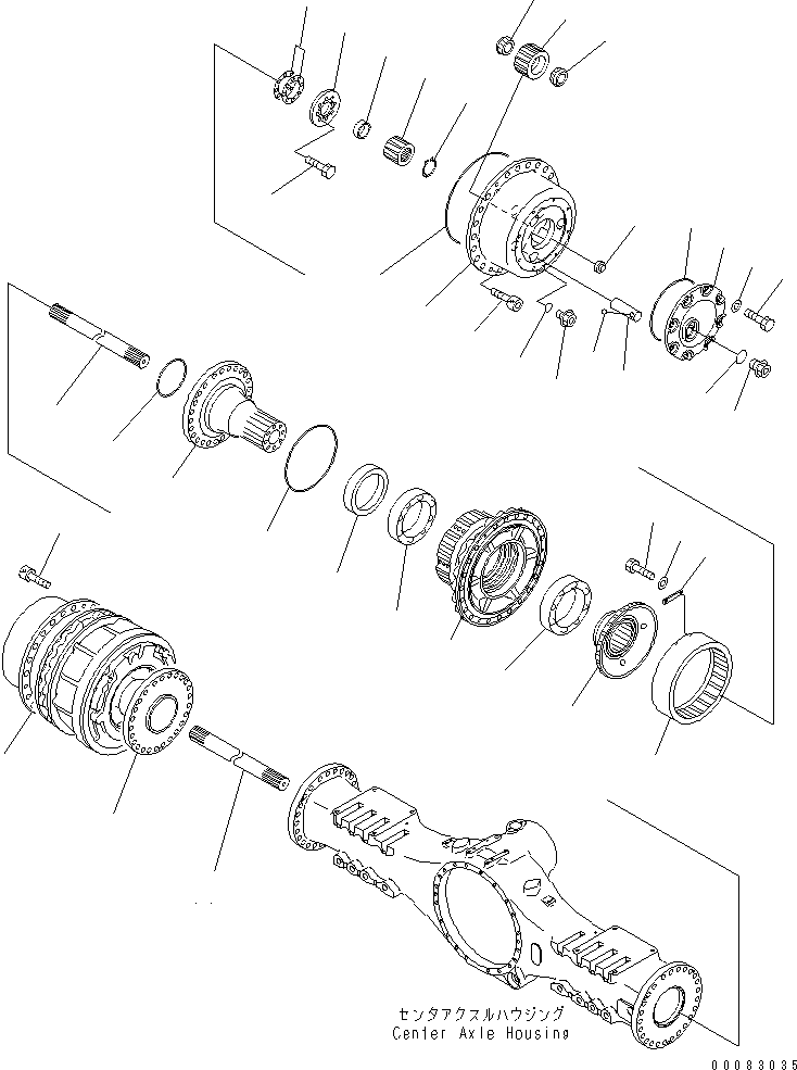 FINAL AND BRAKE A. 56B-23-12003 KOMATSU