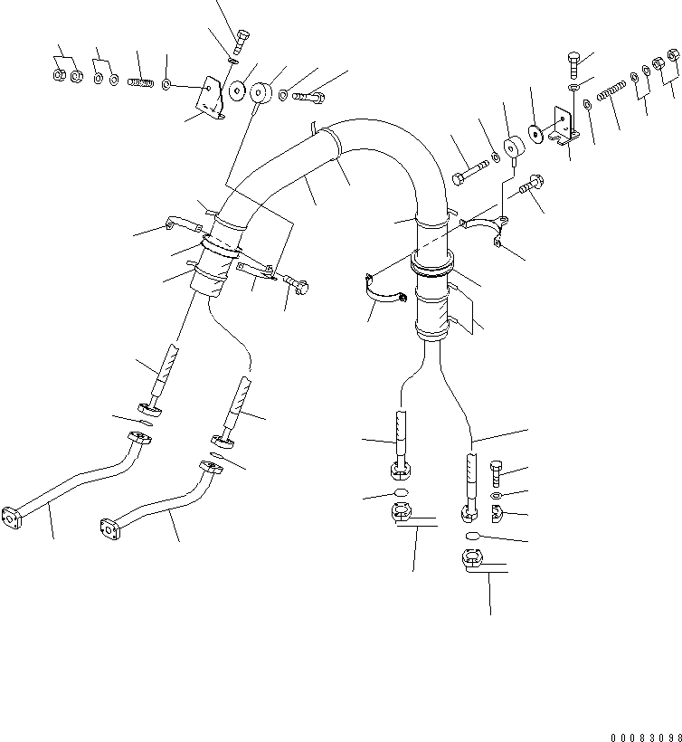 Шланг 07119-01223 KOMATSU