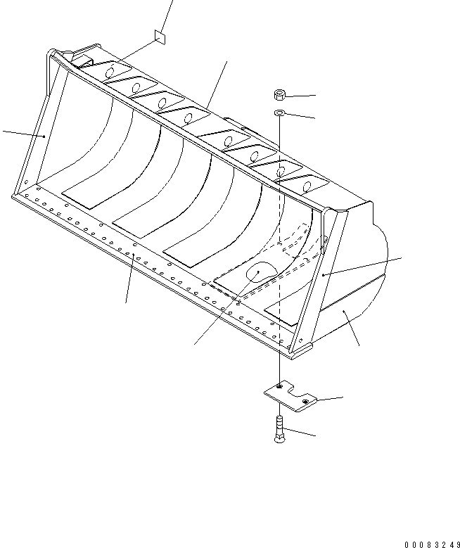 EDGE (WELDED) 424-T65-2120 KOMATSU