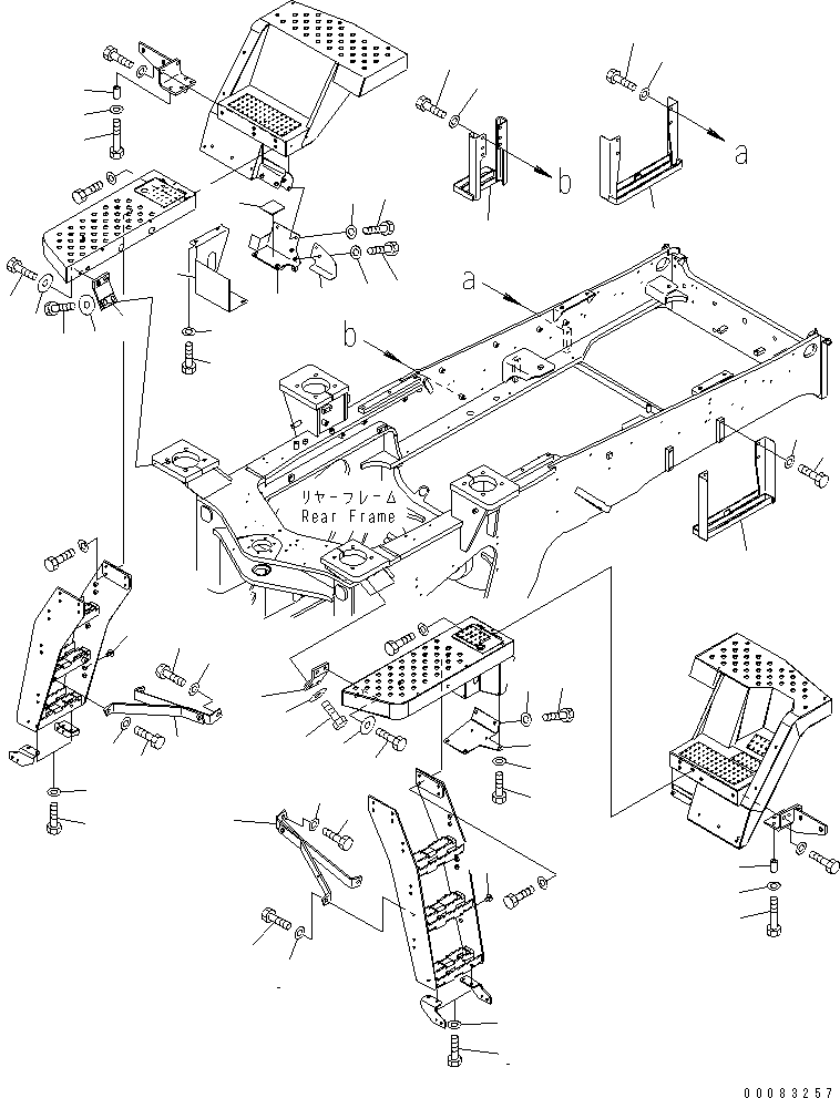 Подножка 424-974-4150 KOMATSU