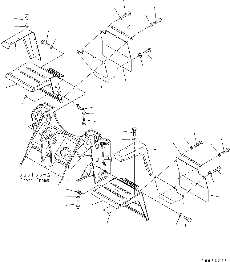Sheet, R.H. 421-54-45440 KOMATSU