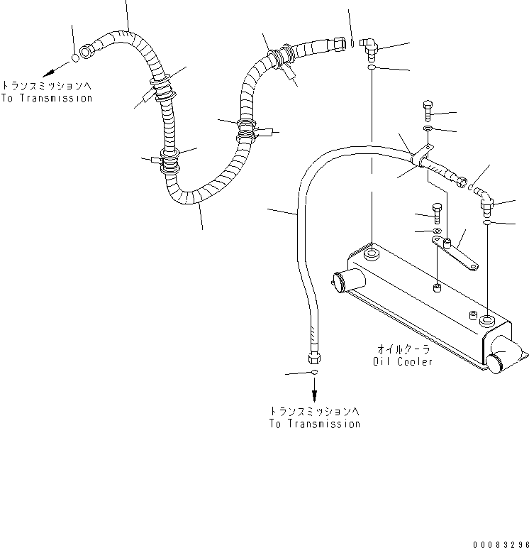 HOSE, 1750MM 23B-16-52750 KOMATSU