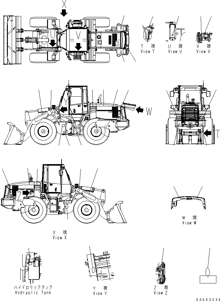 Табличка смазки 418-93-41720 KOMATSU