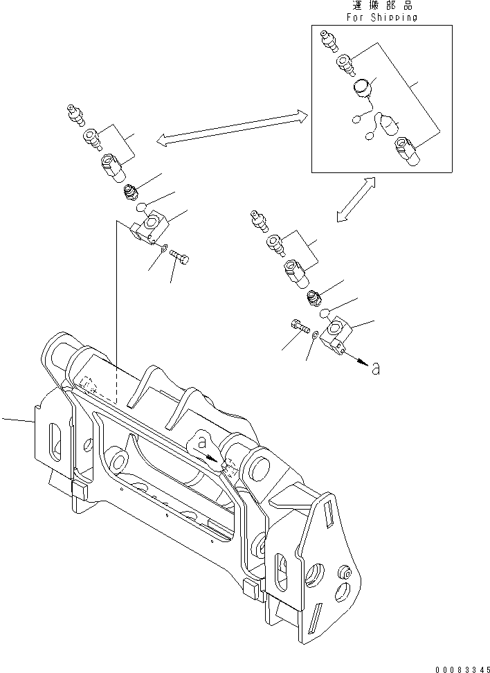 BLOCK,R.H. 418-U77-4920 KOMATSU