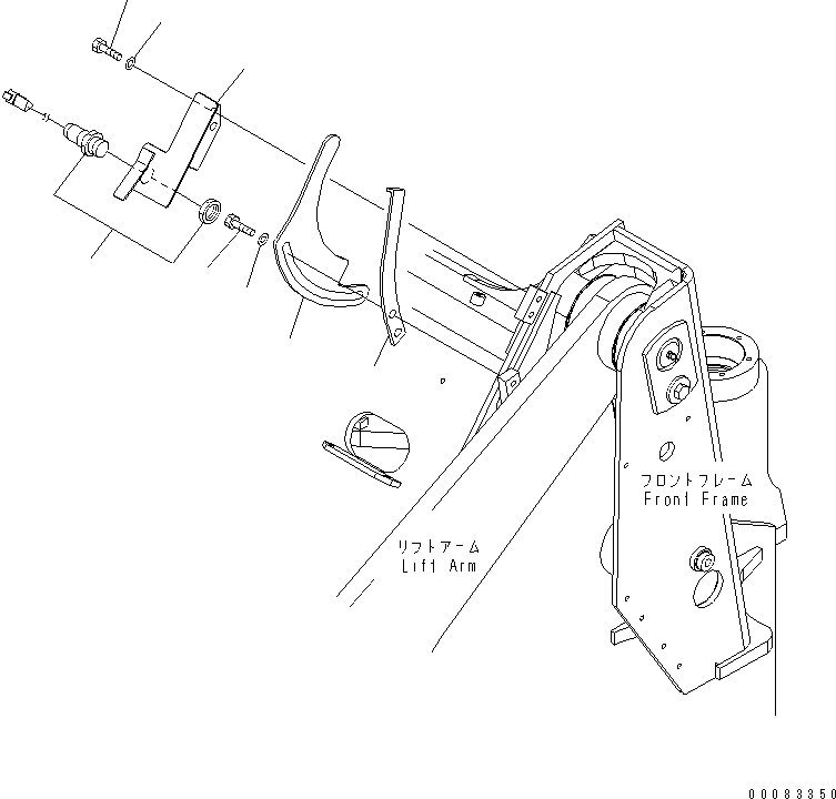 Пластина 418-T80-4431 KOMATSU