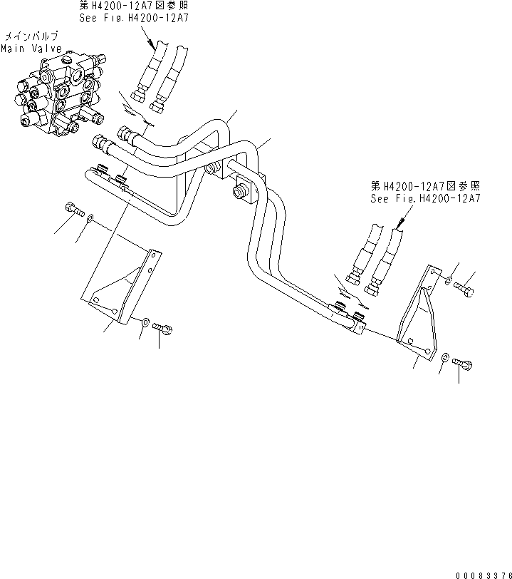 Трубка 418-U77-4740 KOMATSU