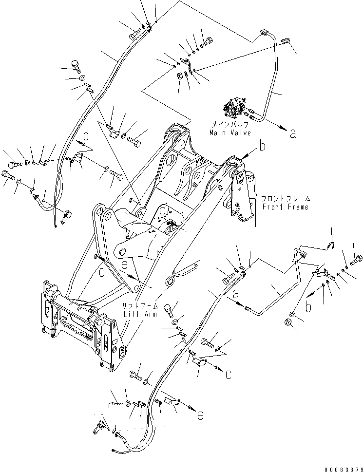 Шланг 418-T80-4334 KOMATSU