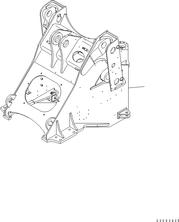 FRAME,FRONT 423-S95-7910 KOMATSU