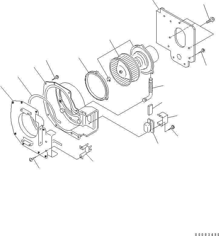 BLOWER ASS'Y ND117200-1011 KOMATSU