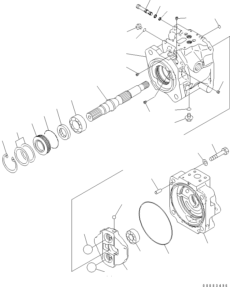 Насос в сборе 708-1U-01151 KOMATSU