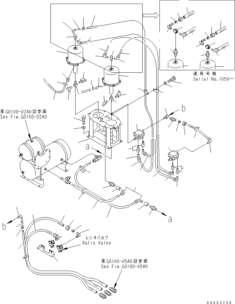 BRAKE CHAMBER ASS'Y (561-35-61501) KOMATSU