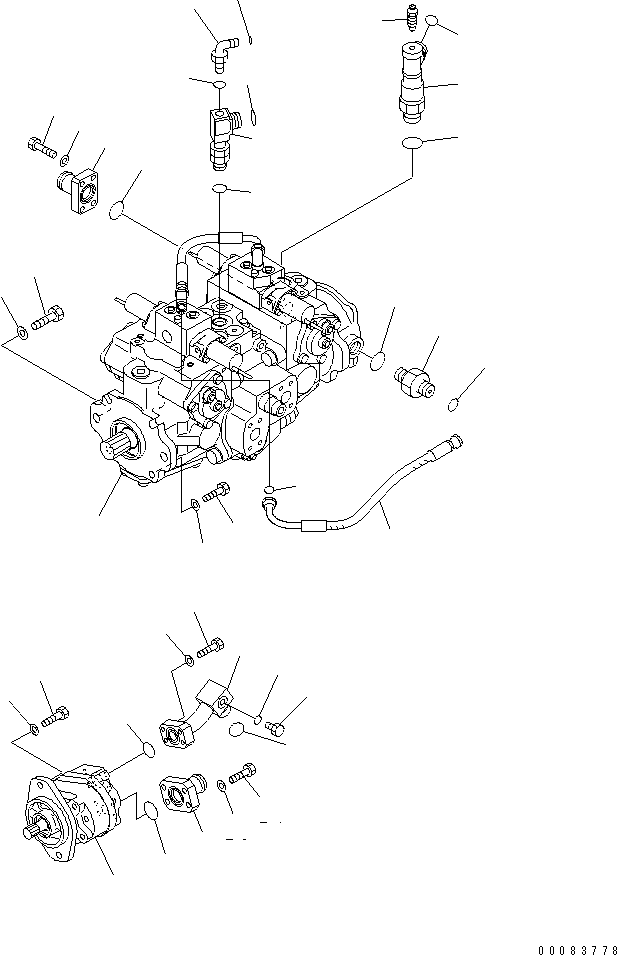 Уплотнительное кольцо круглого сечения 708-1W-28930 KOMATSU