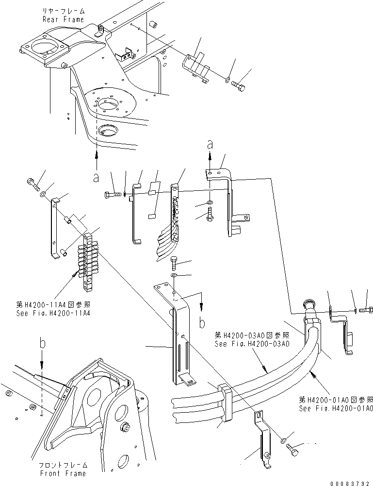 Кронштейн 419-V88-3350 KOMATSU
