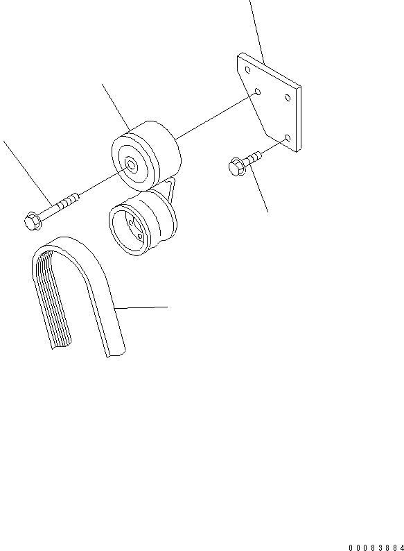 TENSIONER 6731-61-4540 KOMATSU