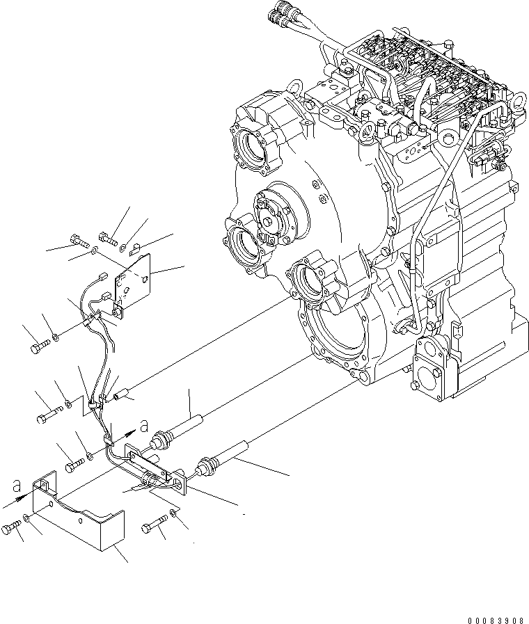 Крышка 56D-84-17110 KOMATSU