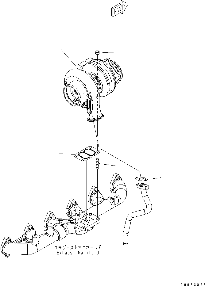 KIT, TURBOCHARGER 6745-82-8030 KOMATSU