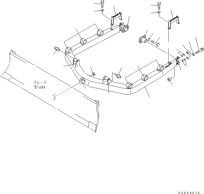 C-FRAME ASS'Y 14X-70-00012 KOMATSU
