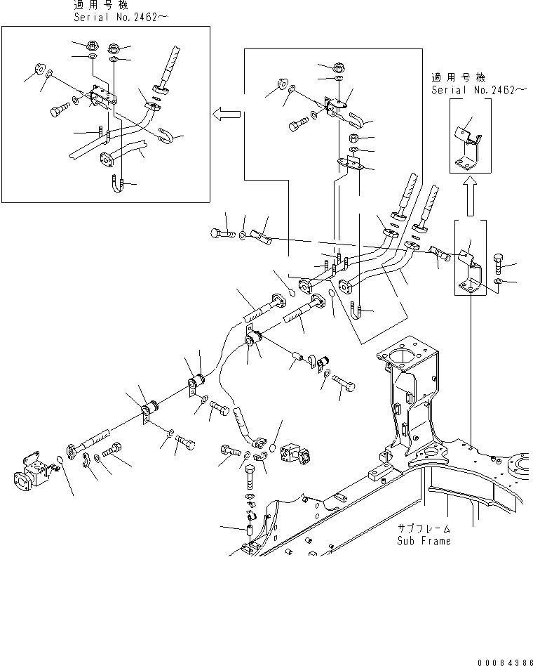 Шланг фланцевого типа 07296-01219 KOMATSU