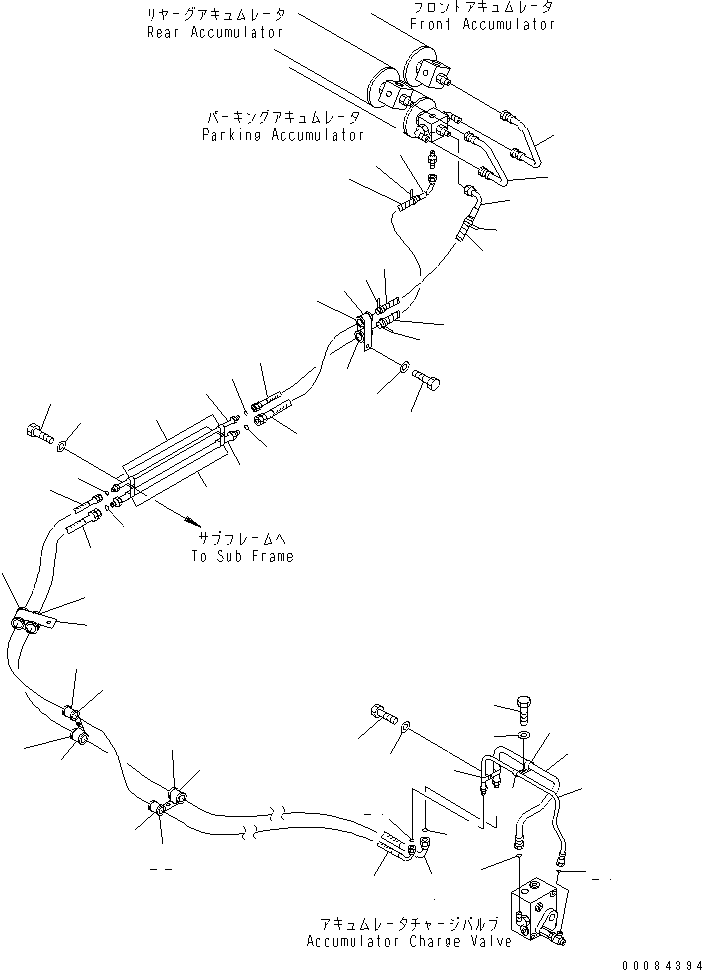 Шланг 02766-003A7 KOMATSU