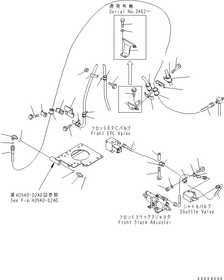 Шланг с торцевым уплотнением 02765-B0547 KOMATSU