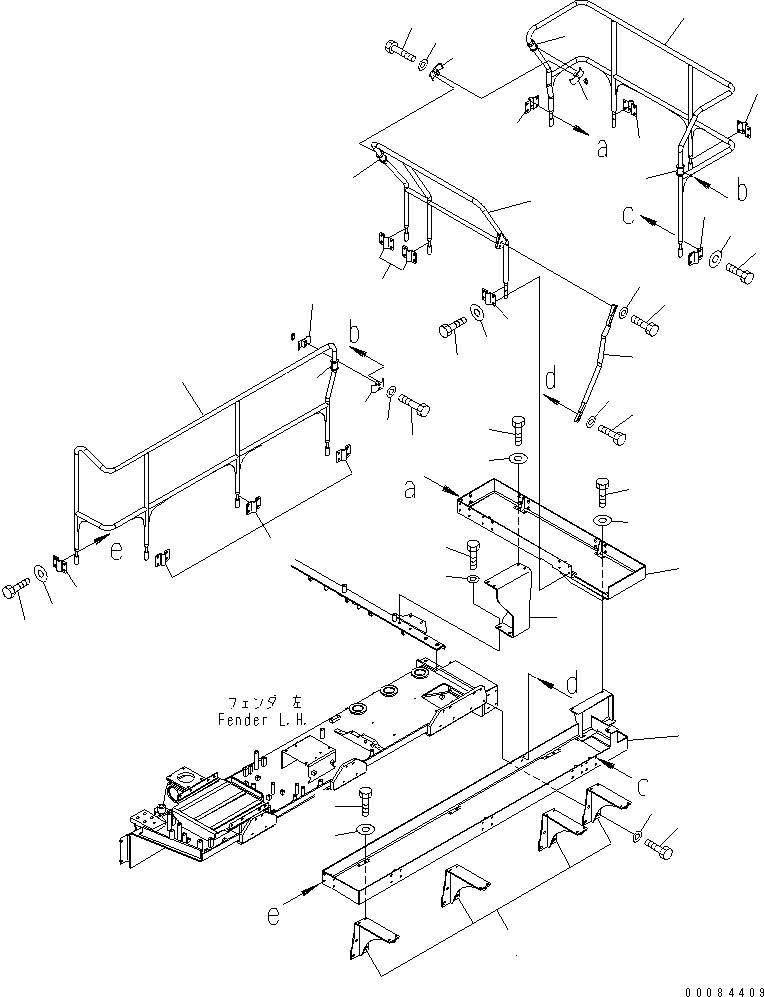 Подножка 198-54-79151 KOMATSU