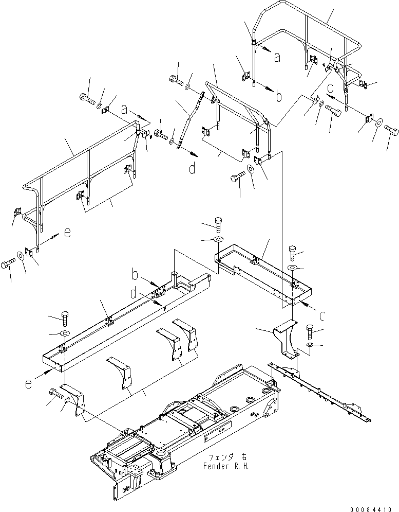 Подножка 198-54-79121 KOMATSU