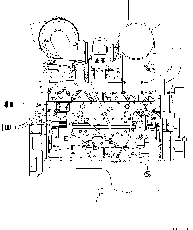 ENGINE, PRODUCTION AND SERVICE 6251-B0-0020 KOMATSU