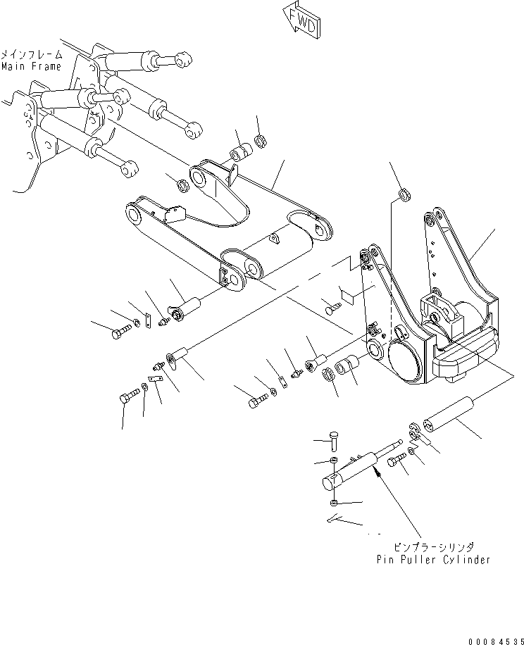 Рычаг 198-78-61510 KOMATSU