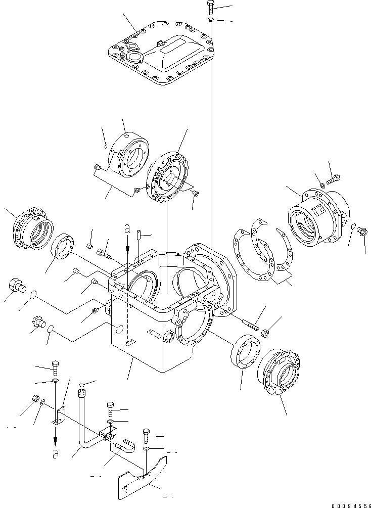DIFFERENTIAL ASS'Y,FRONT 56C-27-11001 KOMATSU