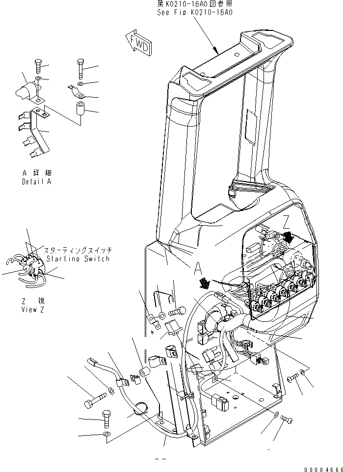 Жгут проводов 154-06-71790 KOMATSU