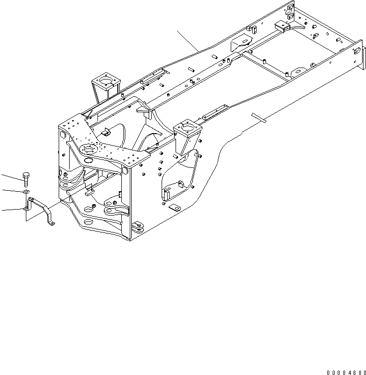 Рама 424-S95-5192 KOMATSU